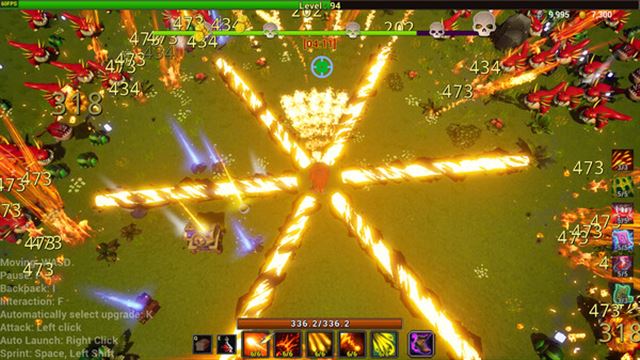 Hình ảnh gameplay Abyss Eschaton Survivors-TENOKE