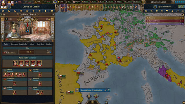Hình ảnh gameplay Europa Universalis V Across the Pillars-RUNE