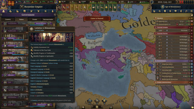 Hình ảnh gameplay Europa Universalis V Fate of the Phoenix-RUNE