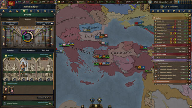 Hình ảnh gameplay Europa Universalis V Fate of the Phoenix-RUNE