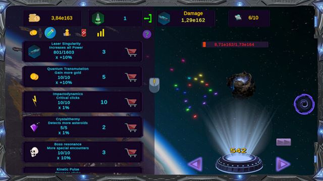 Hình ảnh gameplay Star Clicker Odyssey-TENOKE