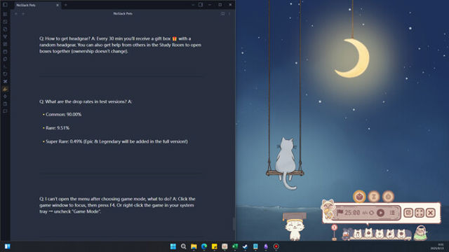 Hình ảnh gameplay NoSlack Pets Lo-Fi Paws-TENOKE