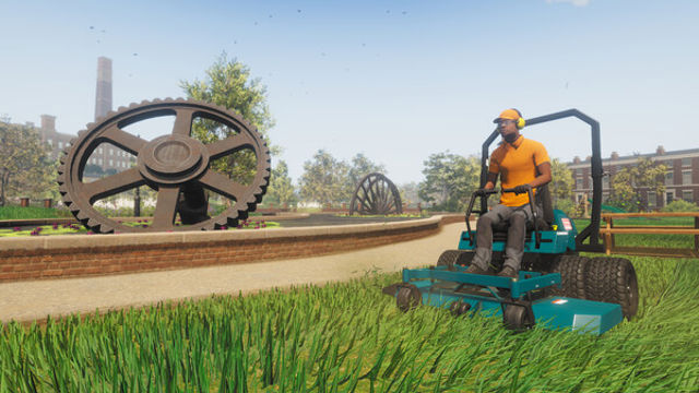 Hình ảnh gameplay Lawn Mowing Simulator Heritage Park-RUNE