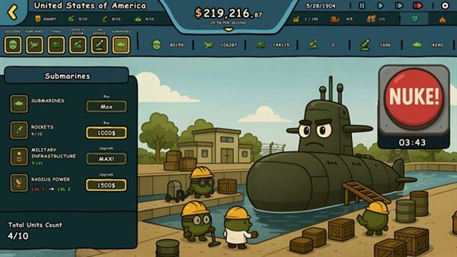 Hình ảnh gameplay Countryballs Power Protocol-TENOKE