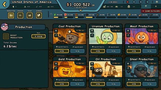 Hình ảnh gameplay Countryballs Power Protocol-TENOKE
