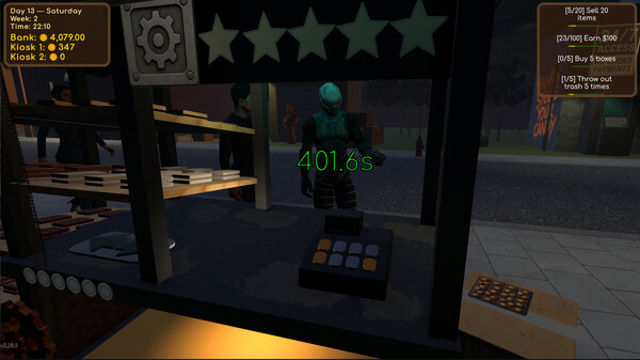 Hình ảnh gameplay Choco Kiosk Simulator-TENOKE
