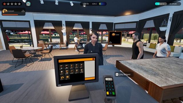 Hình ảnh gameplay Cafe Crew Simulator-GoldBerg