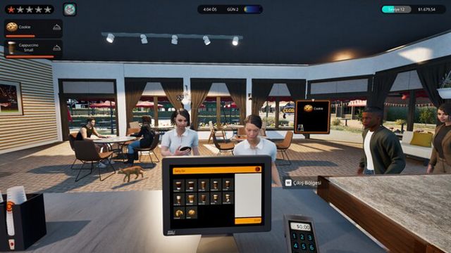 Hình ảnh gameplay Cafe Crew Simulator-GoldBerg