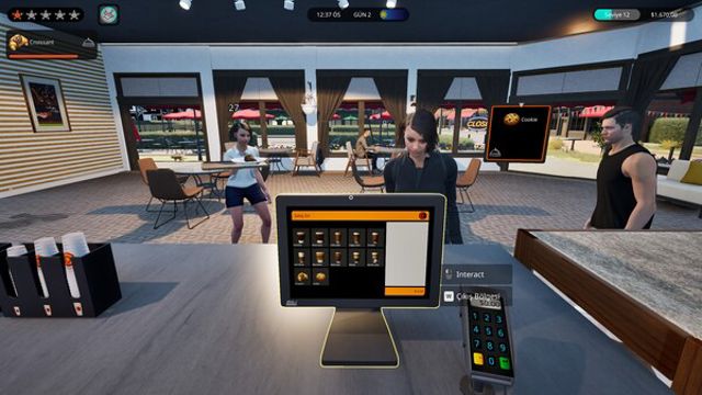 Hình ảnh gameplay Cafe Crew Simulator-GoldBerg