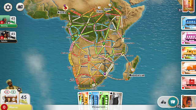 Hình ảnh gameplay Ticket to Ride Heart of Africa Expansion-TENOKE