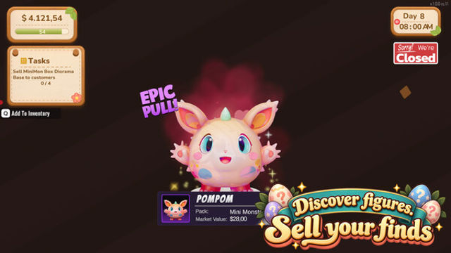 Hình ảnh gameplay Mystery Egg Shop Simulator-GoldBerg