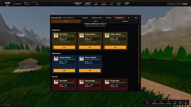 Hình ảnh gameplay Tollway Tycoon-TENOKE