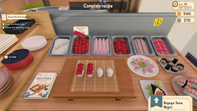 Hình ảnh gameplay Deep Blue Sushi Early Access