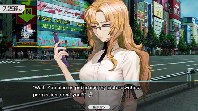 Hình ảnh gameplay STEINS GATE RE BOOT-P2P