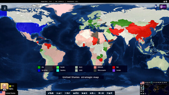 Hình ảnh gameplay Geo Political Simulator 2026 Edition v2.14-P2P