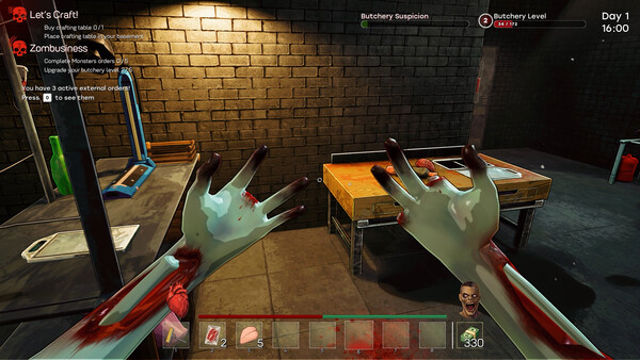 Hình ảnh gameplay ZOMBUTCHER Monster Business Simulator-GoldBerg