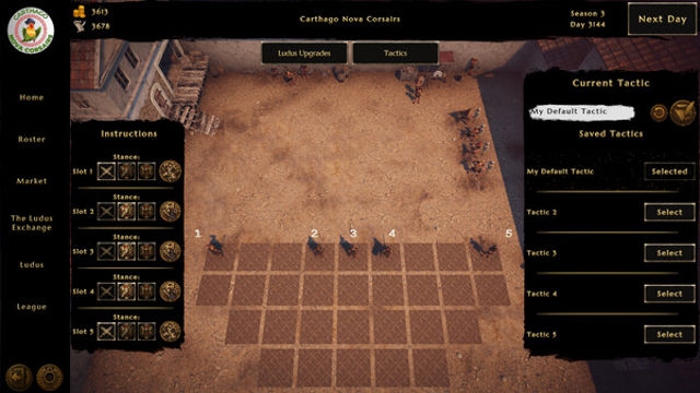 Hình ảnh gameplay Ludus Magnatus Gladiator Manager Sim Early Access