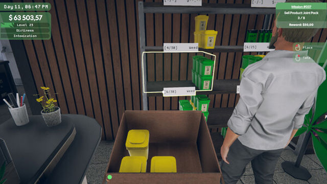 Hình ảnh gameplay Weed Supermarket Simulator Early Access
