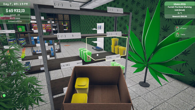 Hình ảnh gameplay Weed Supermarket Simulator Early Access