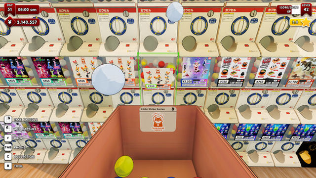 Hình ảnh gameplay Gacha Capsule Shop Simulator Akihabara Early Access