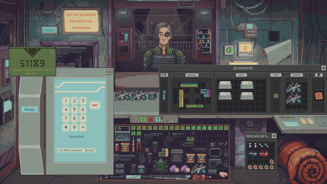 Hình ảnh gameplay Probably Stolen Cyberpunk Shopkeeper Sim-TENOKE