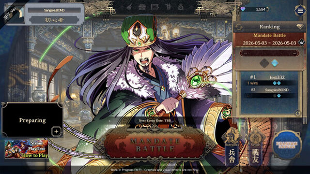 Hình ảnh gameplay Three Kingdoms BOND Early Access