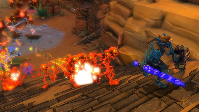 Hình ảnh gameplay Dungeon Defenders Guardian Hero-TENOKE