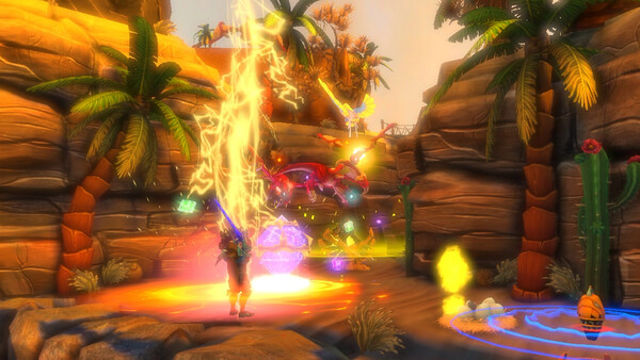 Hình ảnh gameplay Dungeon Defenders Guardian Hero-TENOKE