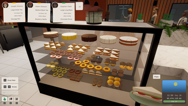 Hình ảnh gameplay Cup and Counter Coffee Shop Simulator-GoldBerg