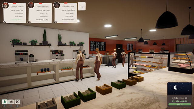 Hình ảnh gameplay Cup and Counter Coffee Shop Simulator-GoldBerg