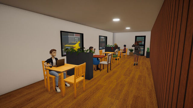 Hình ảnh gameplay Cup and Counter Coffee Shop Simulator-GoldBerg