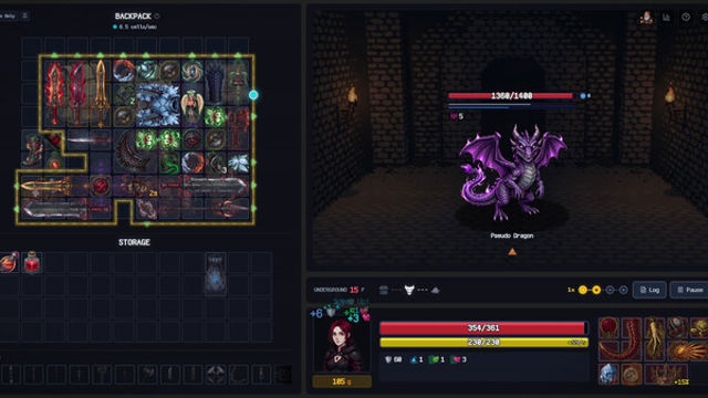 Hình ảnh gameplay Backpack Dungeon-TENOKE