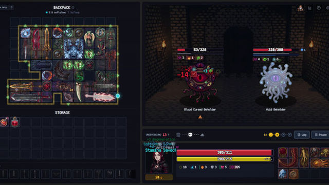 Hình ảnh gameplay Backpack Dungeon-TENOKE