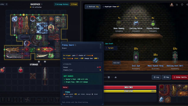 Hình ảnh gameplay Backpack Dungeon-TENOKE