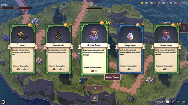 Hình ảnh gameplay Rogue Realm Guardian Grids-TENOKE