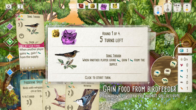 Hình ảnh gameplay Wingspan Bird Pack British Birds-TENOKE