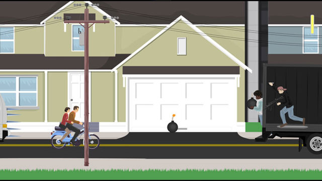Hình ảnh gameplay Happy Wheels-GoldBerg