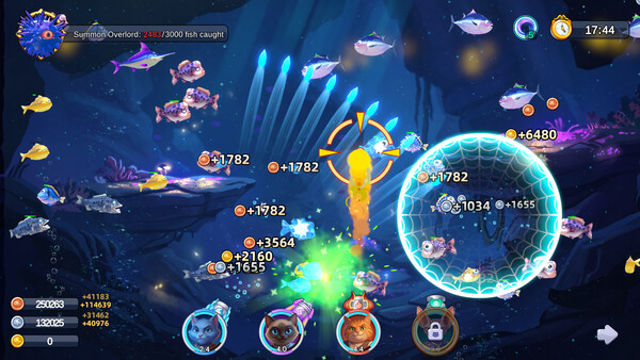 Hình ảnh gameplay Meow Squad Incremental Fishing-GoldBerg