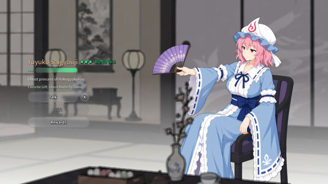 Hình ảnh gameplay Touhou Bansho Cards-TENOKE