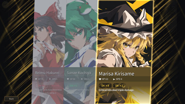 Hình ảnh gameplay Touhou Bansho Cards-TENOKE