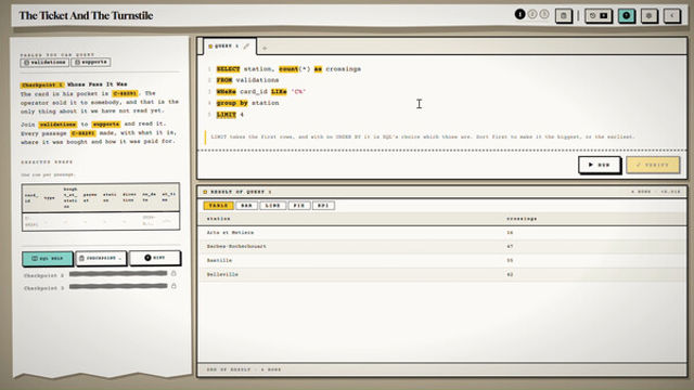 Hình ảnh gameplay Ghost in the SQL Data-GoldBerg