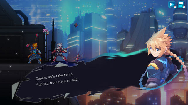 Hình ảnh gameplay Azure Striker Gunvolt Trilogy Enhanced ASG GX-TENOKE