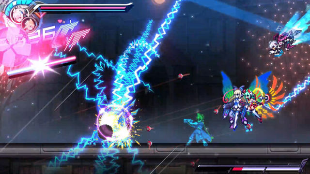 Hình ảnh gameplay Azure Striker Gunvolt Trilogy Enhanced ASG GX-TENOKE