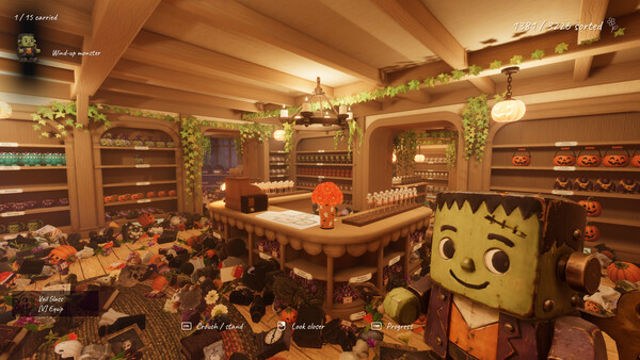 Hình ảnh gameplay Tidy Up the Halloween Shop-P2P