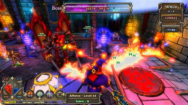 Hình ảnh gameplay Dungeon Defenders Etherias Primordial Palm-TENOKE