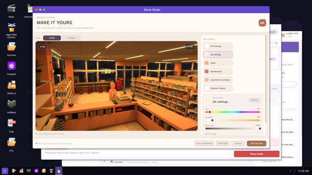 Hình ảnh gameplay Night Rolls Cozy Store-TENOKE