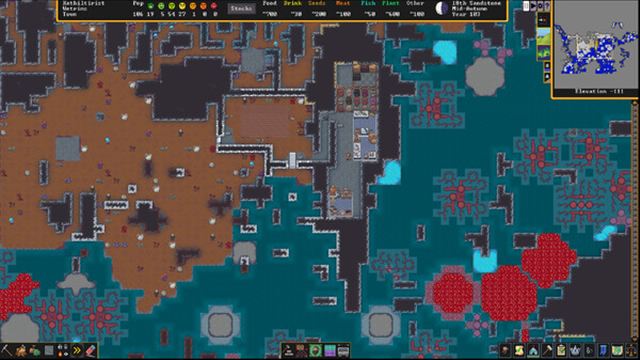 Hình ảnh gameplay Dwarf Fortress v50.14-P2P